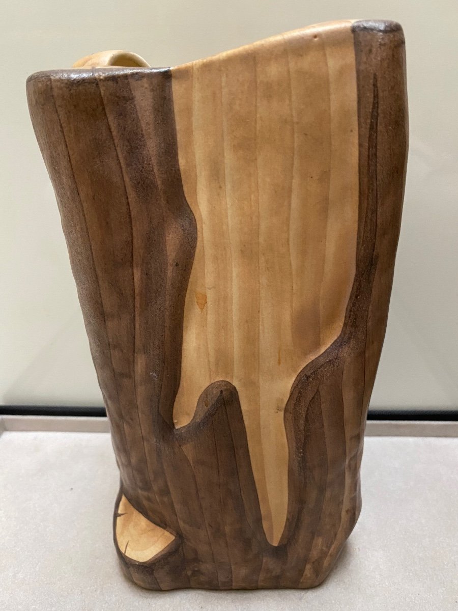 Vase Céramique  Grandjean Jourdan Vers 1950