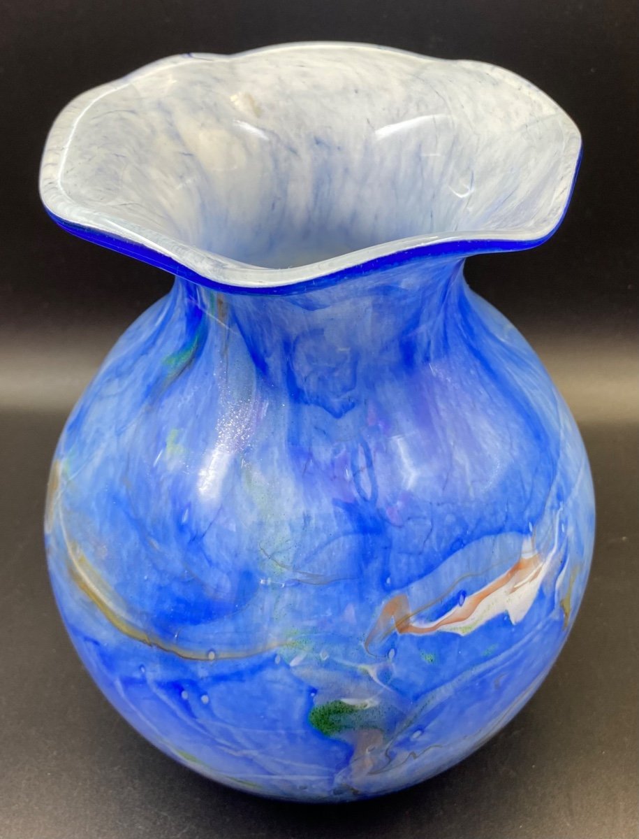 Biot Multi Layered Crystal Vase 1950/60