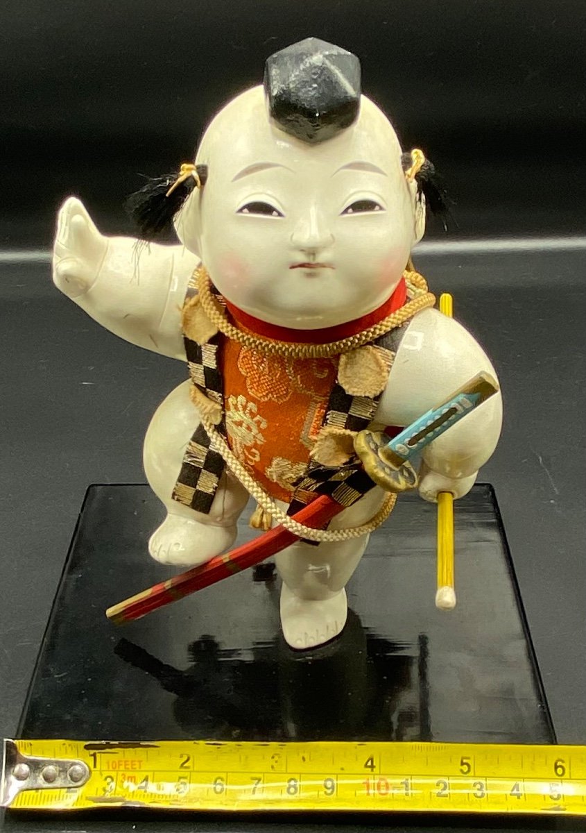 Subject In Japanese Carved Lacquered Wood Circa 1920-photo-6