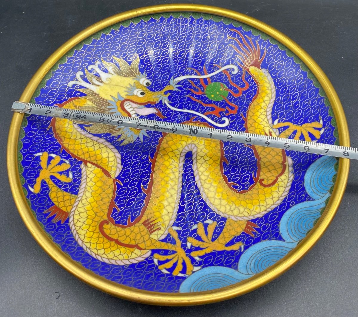 Chinese Cloisonne Bronze Cup Circa 1930-photo-2