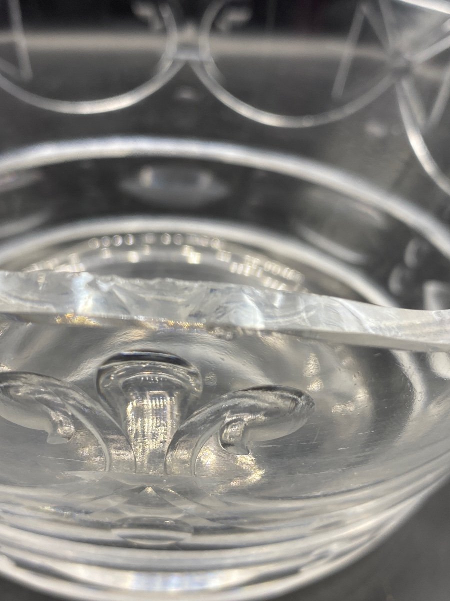 Large Crown In Cut Crystal Saint Louis 19th-photo-1
