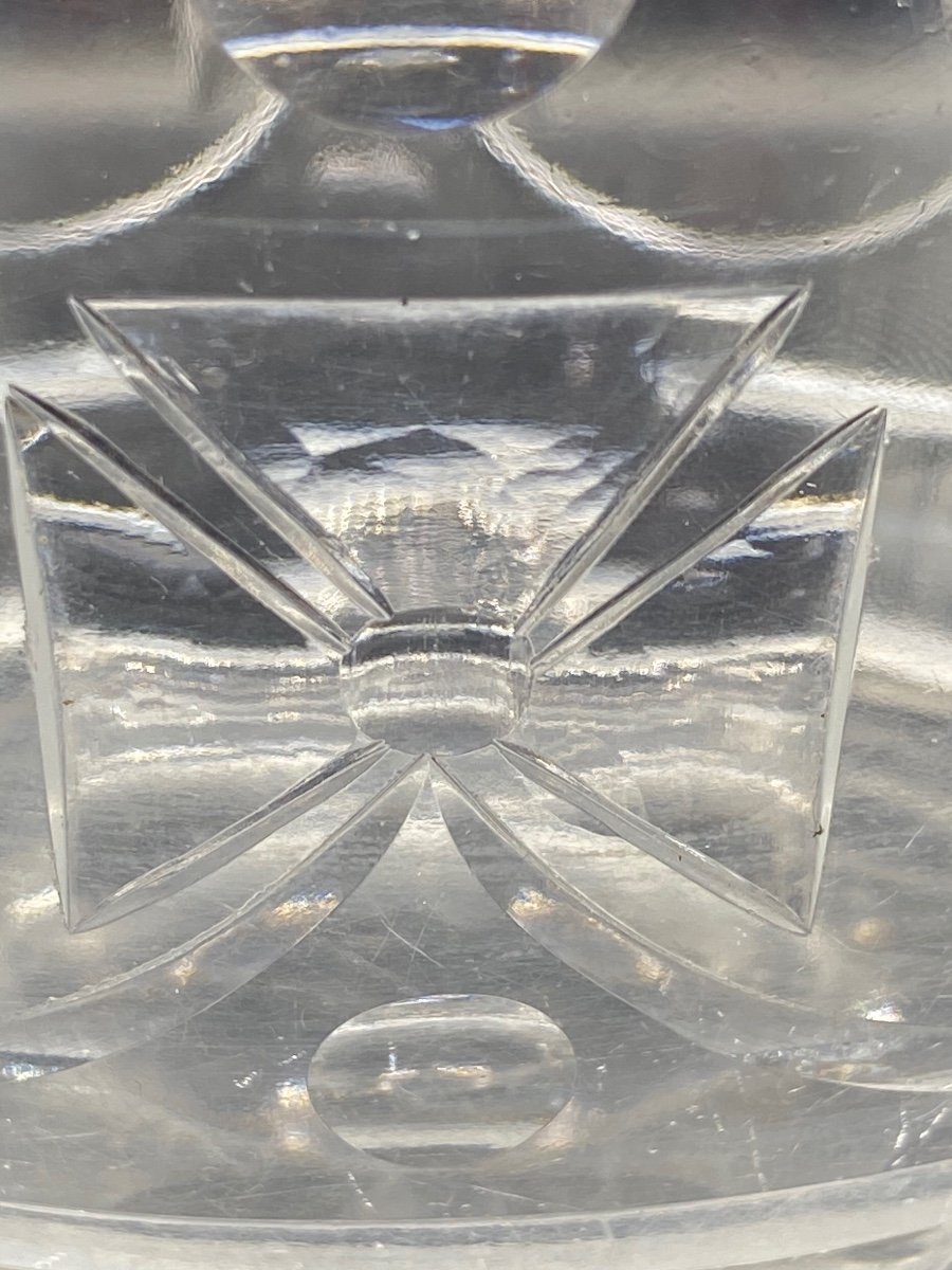 Large Crown In Cut Crystal Saint Louis 19th-photo-4
