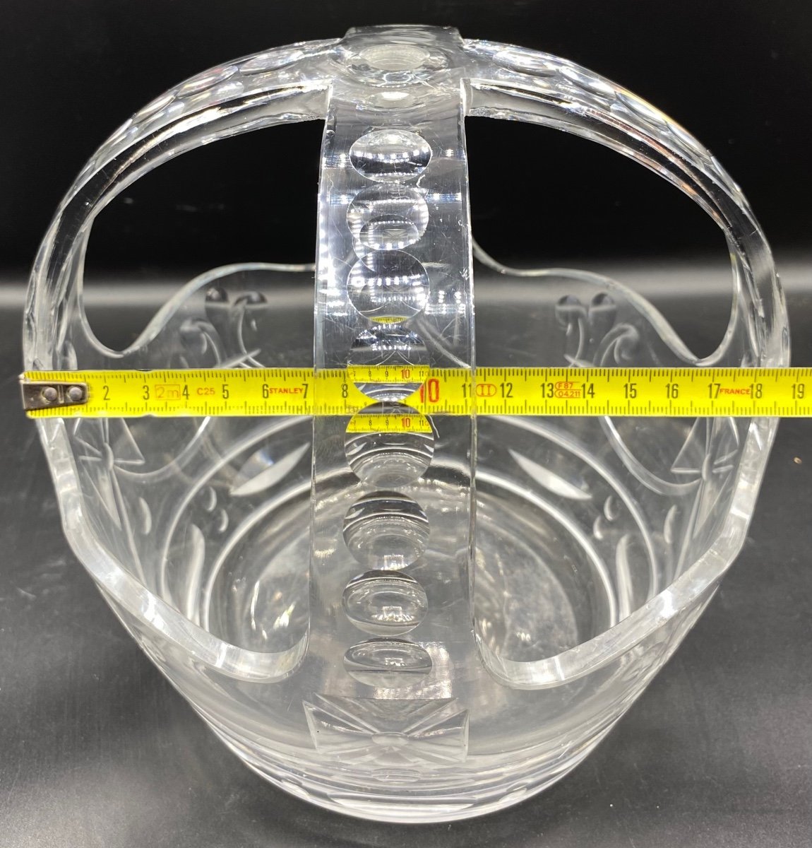 Large Crown In Cut Crystal Saint Louis 19th-photo-6