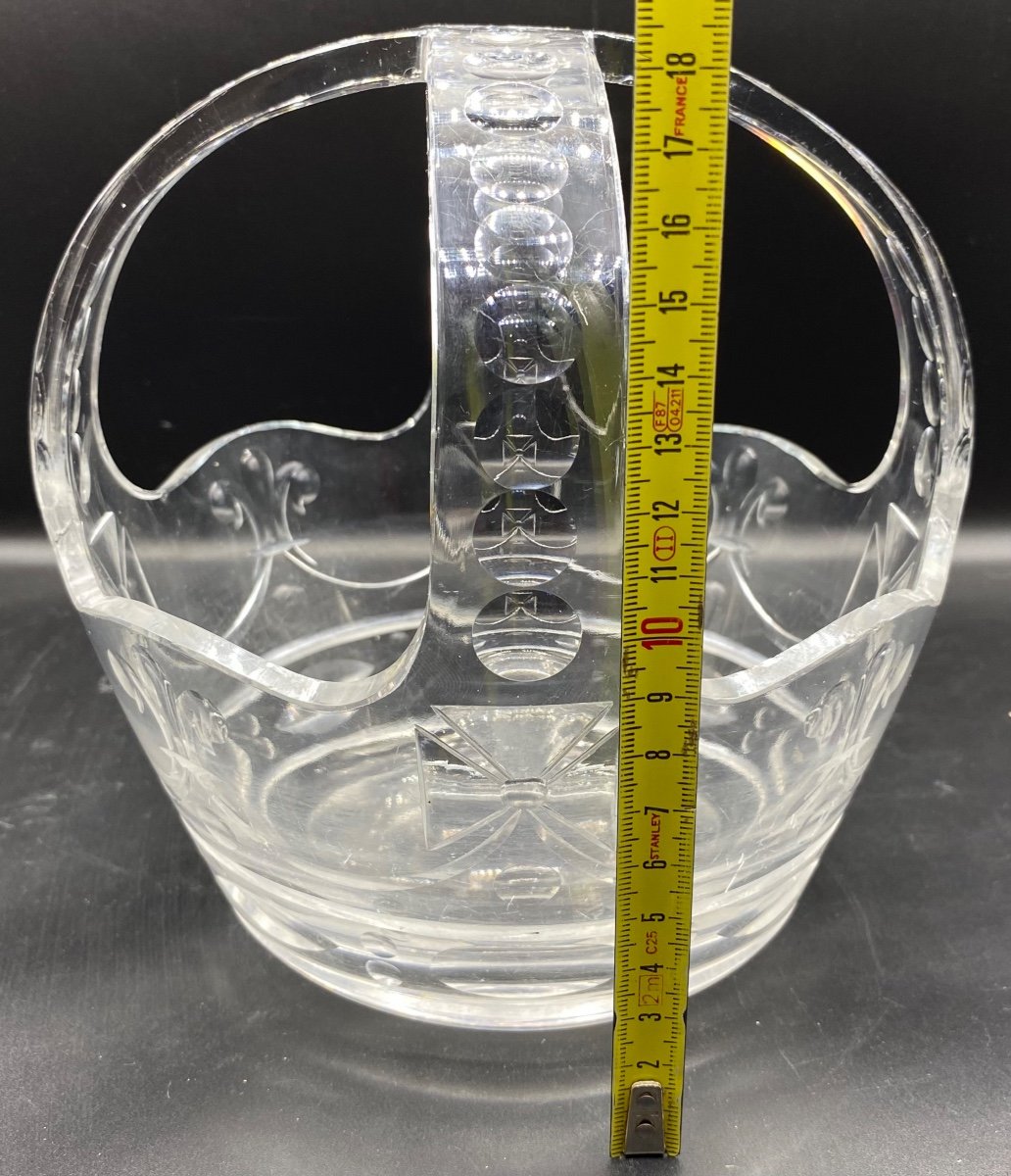 Large Crown In Cut Crystal Saint Louis 19th-photo-7