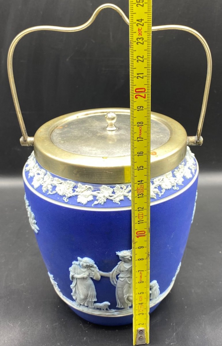 Wedgwood Stoneware And Biscuit Biscuit Bucket Circa 1930-photo-5