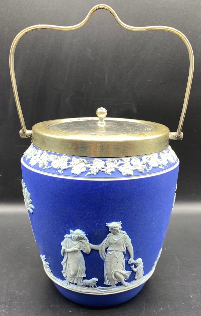 Wedgwood Stoneware And Biscuit Biscuit Bucket Circa 1930