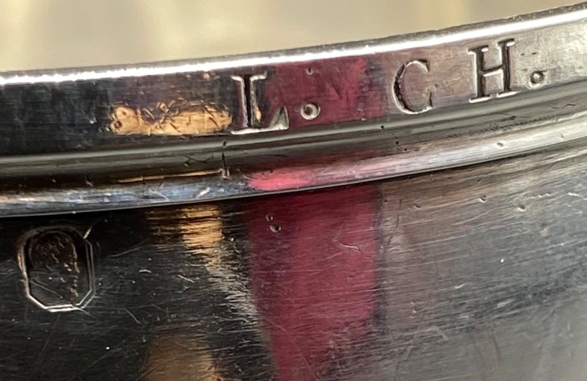 Casserole En Argent Massif Au Vieillard Par Pignot 1819/38-photo-2