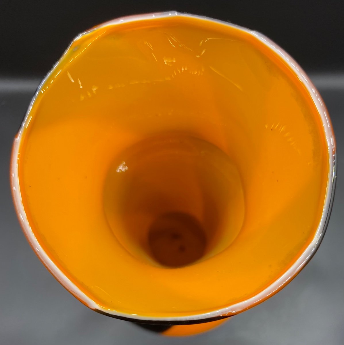 Murano Vase From The 1960s Multiple Layers Blown Glass-photo-2