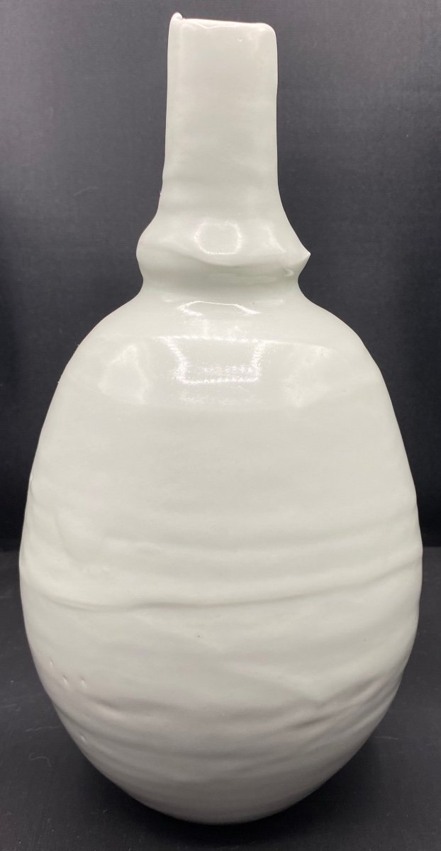 Vase Soliflore En Porcelaine émaillée Du Japon Vers 1900-photo-4