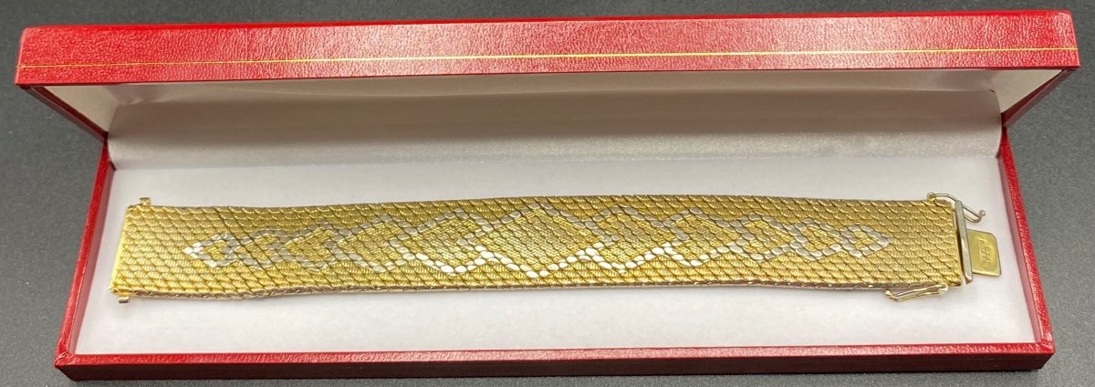 Bracelet En Plaqué Or Français, Des Années 1960/70,  Signé De Cesare-photo-4