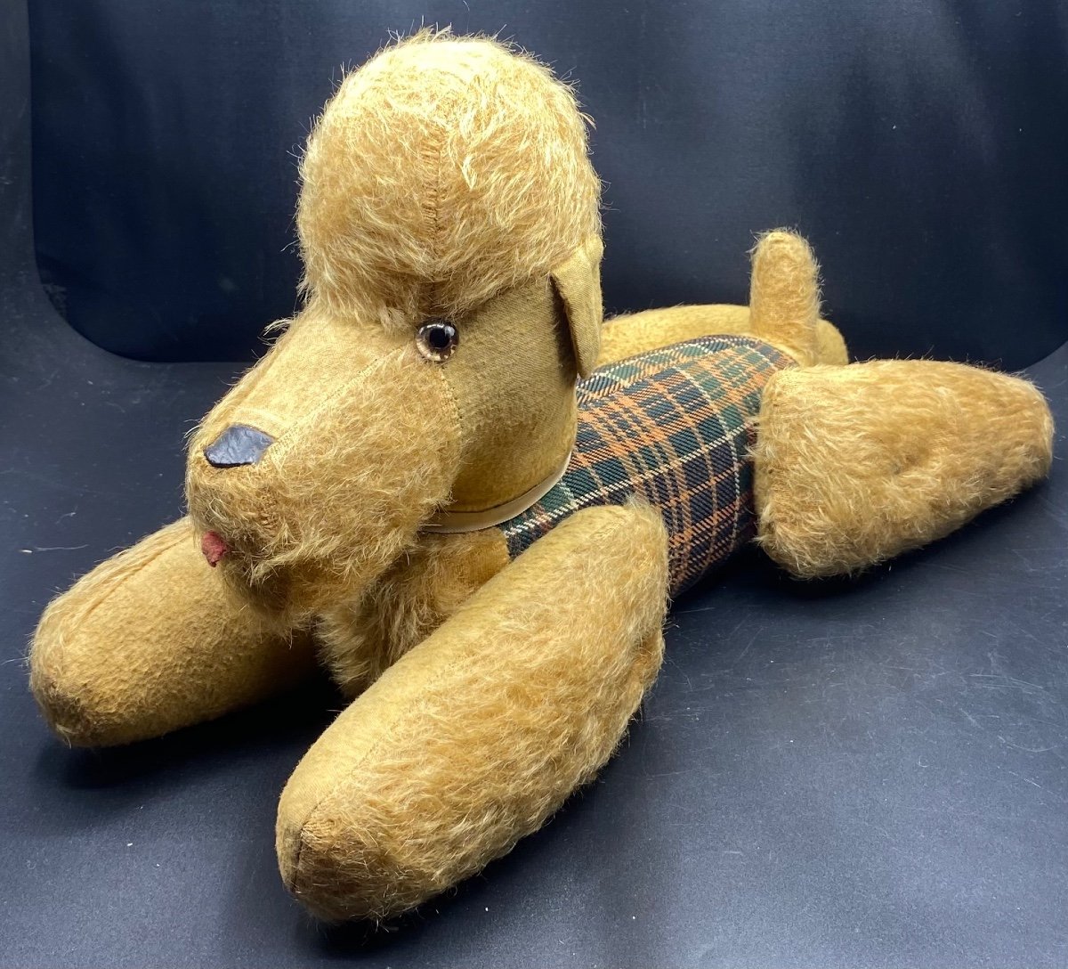 Dog Plush From 1960/70 Articulated -photo-2