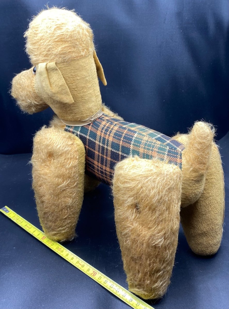 Dog Plush From 1960/70 Articulated -photo-6