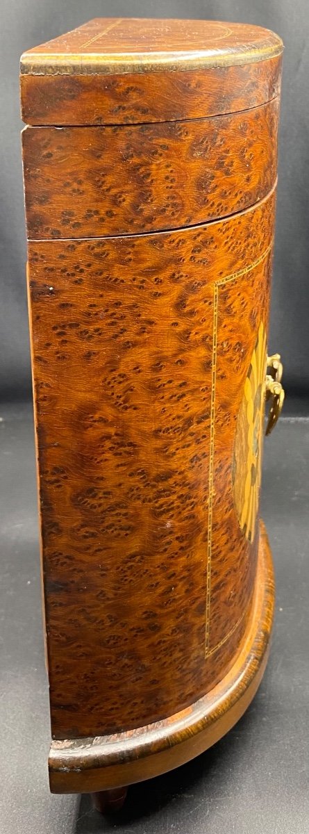 Coffret En Marqueterie à Manucure Et Bijoux Français 1925-photo-4