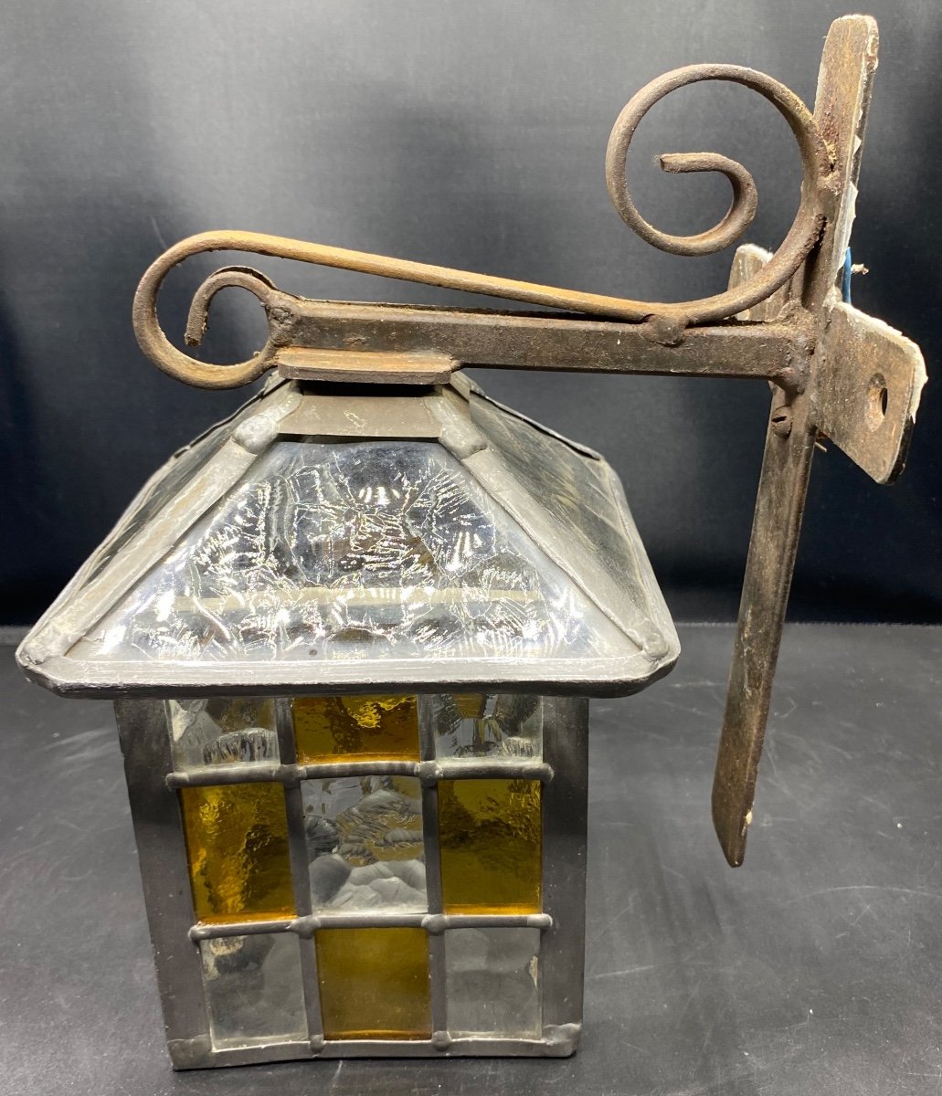 Small French 1930s Outdoor Lantern -photo-2
