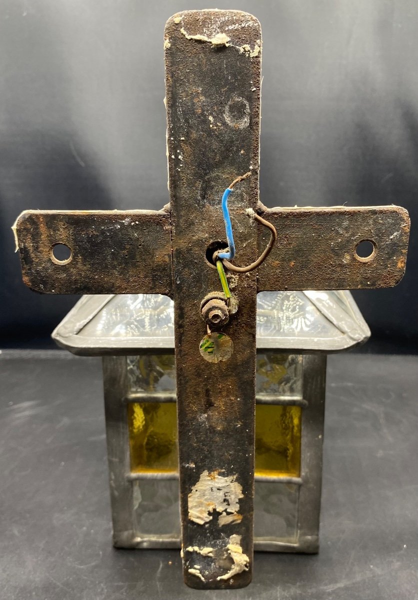 Small French 1930s Outdoor Lantern -photo-3