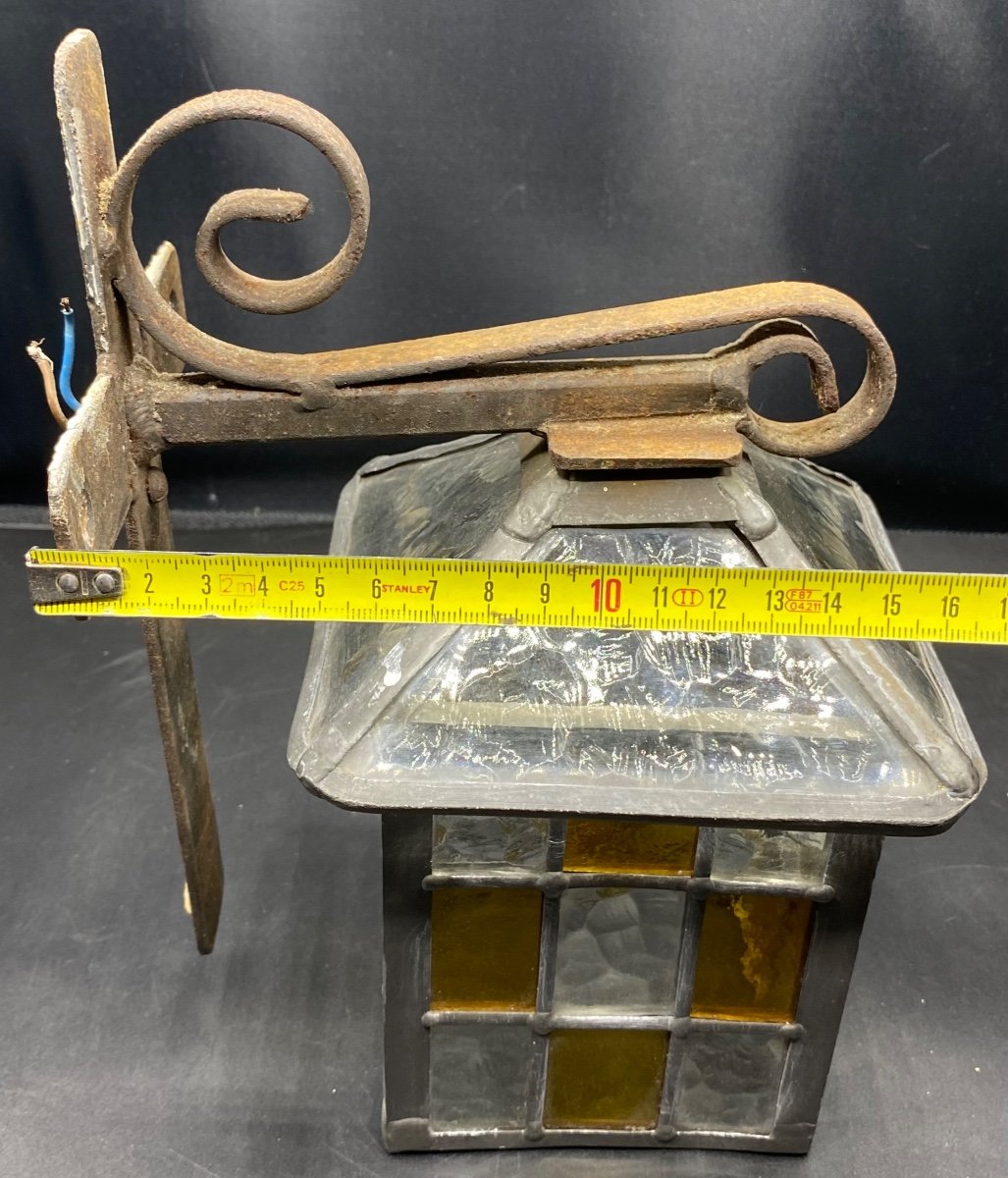 Small French 1930s Outdoor Lantern -photo-5