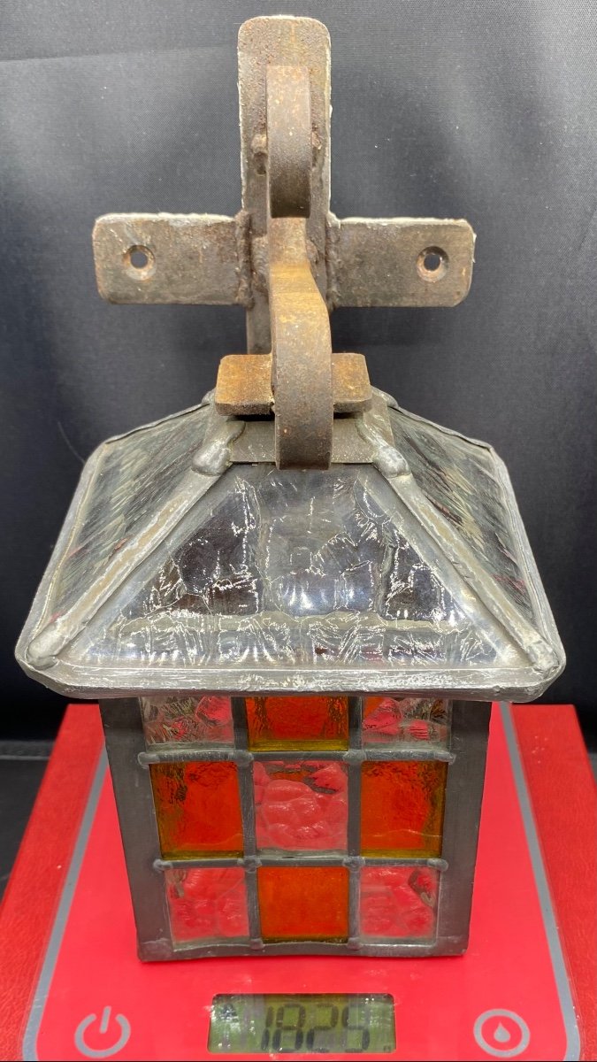 Small French 1930s Outdoor Lantern -photo-6
