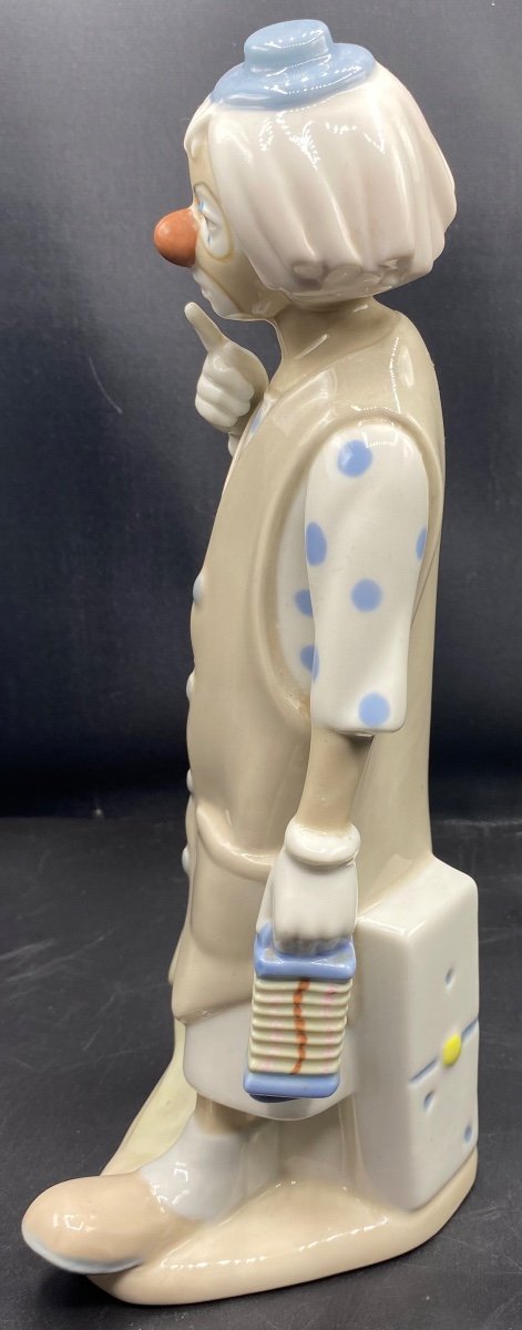 Clown Porcelain Subject By Casades Spain Circa 1950/60-photo-2