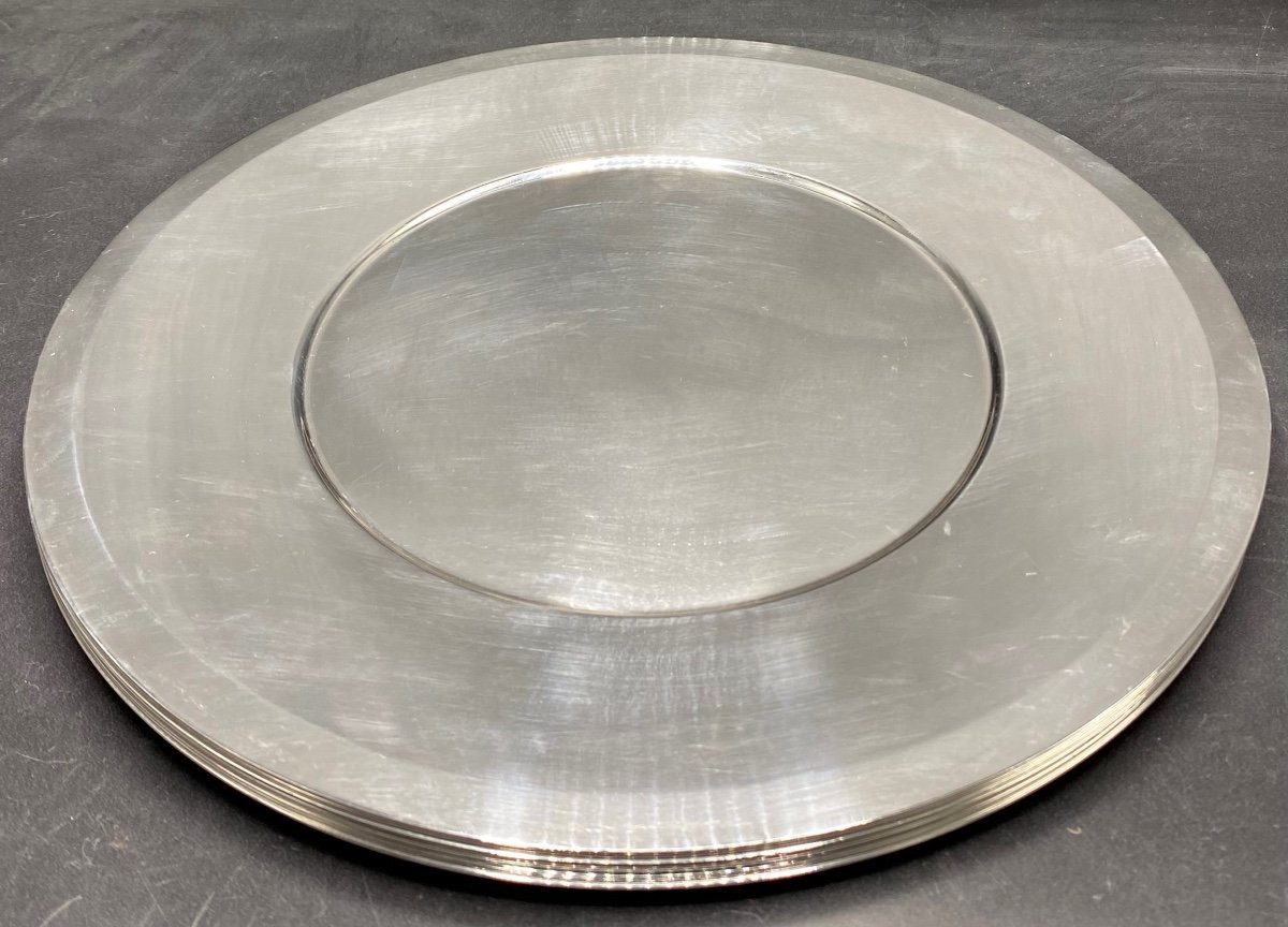 8 Silver Metal Coasters From The 1940s/50s By Félix Frères
