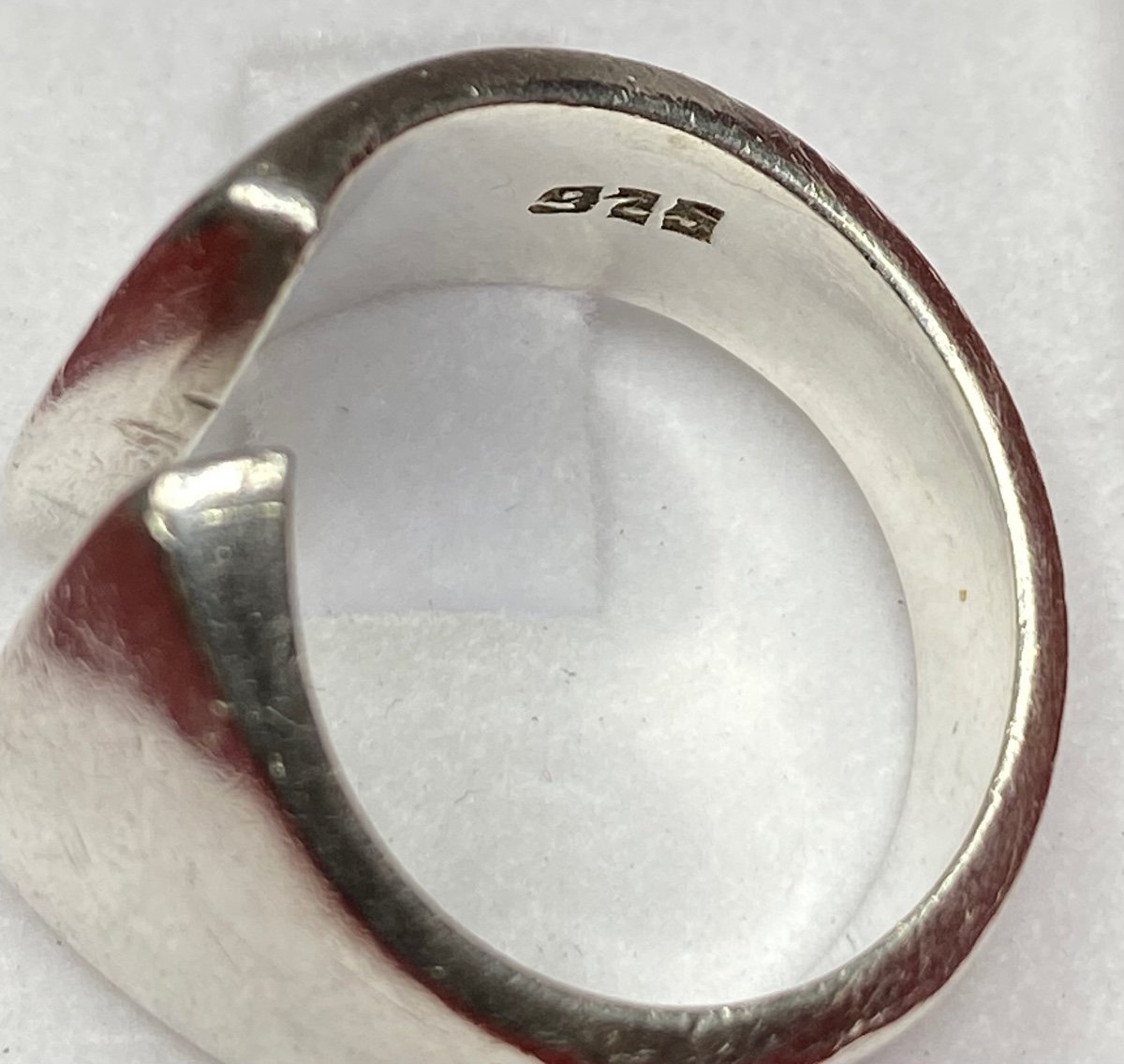 Ring In Sterling Silver From The 1960s/70s Signed By “te Ve” Scandinavian -photo-3