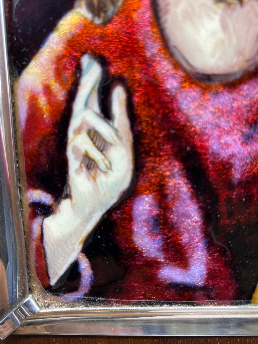 Enamels On Brass From The Year 1967 By Logroño Sepbre Spain -photo-4