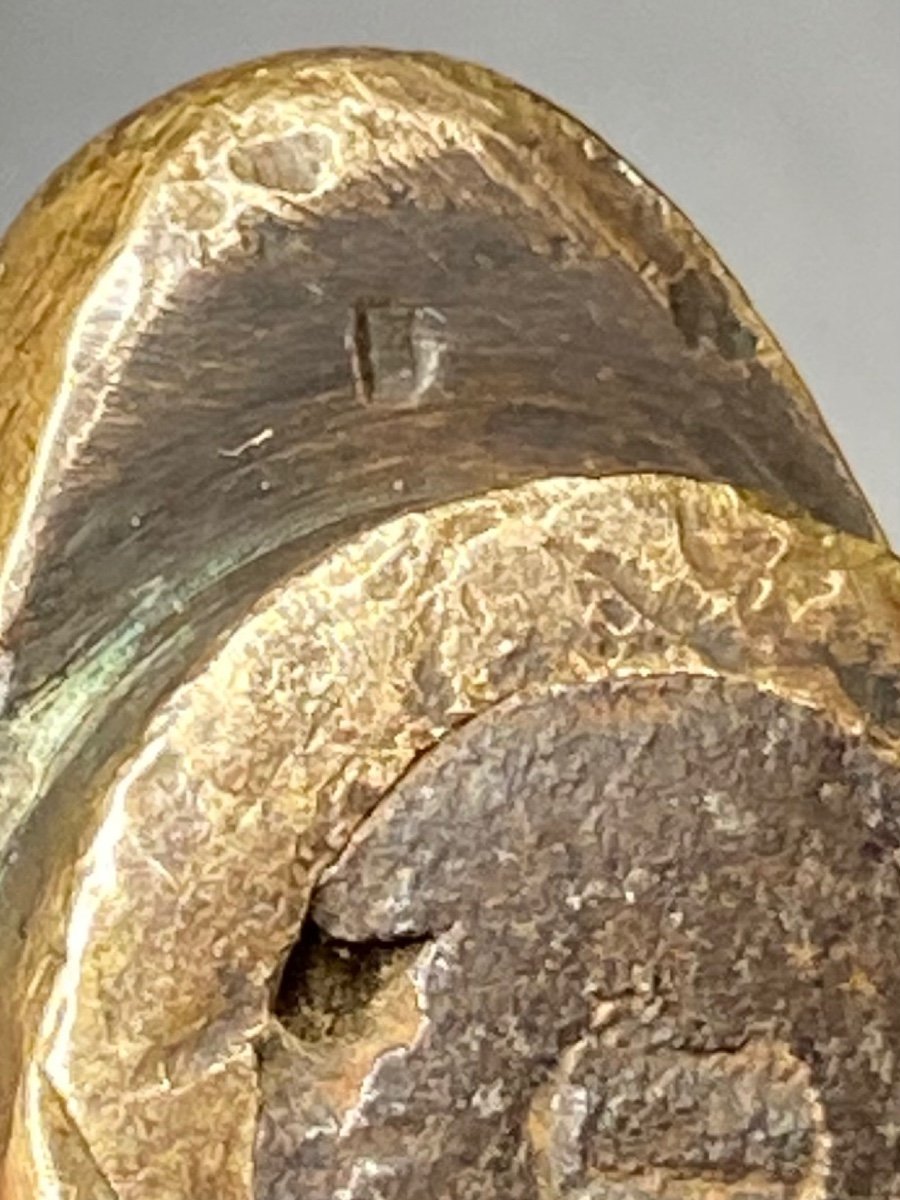 Baïonnette - épée 1886 En Bronze Et Acier Français Pour les Fusils Lebel-photo-3