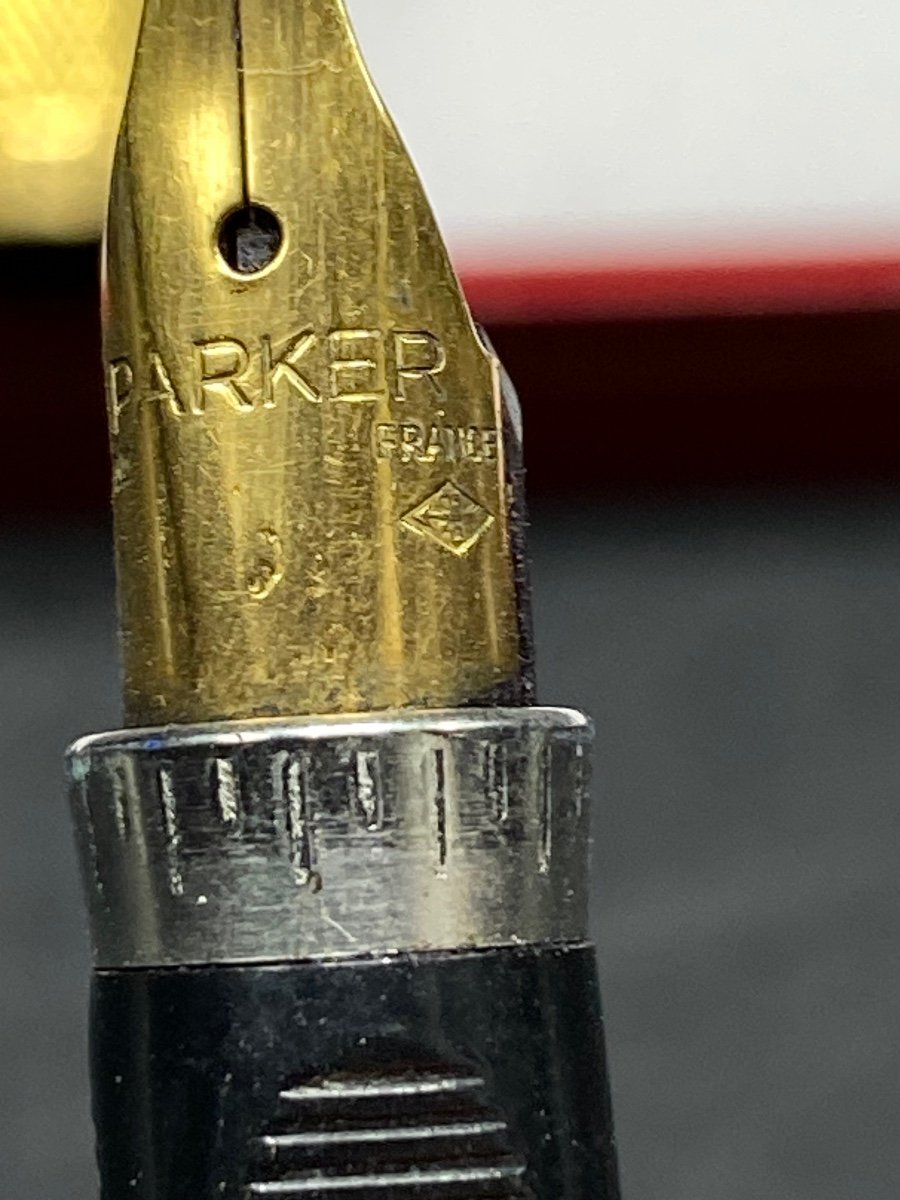Stylo Plume Plaqué Or Et Or Parker Des Années 1960-photo-2