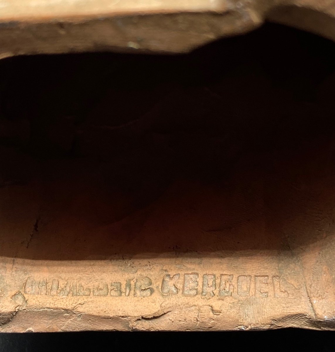 1920s Hand-shaped Terracotta By Kergoel -photo-1