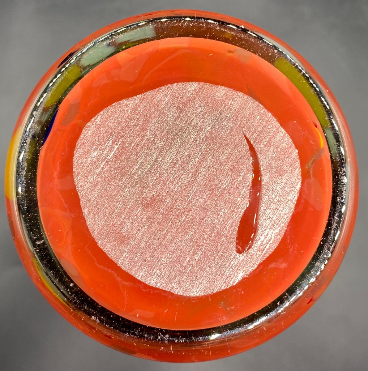Vase Haut En Verre à Couches Multiples Des Années 1960/70 Murano-photo-4