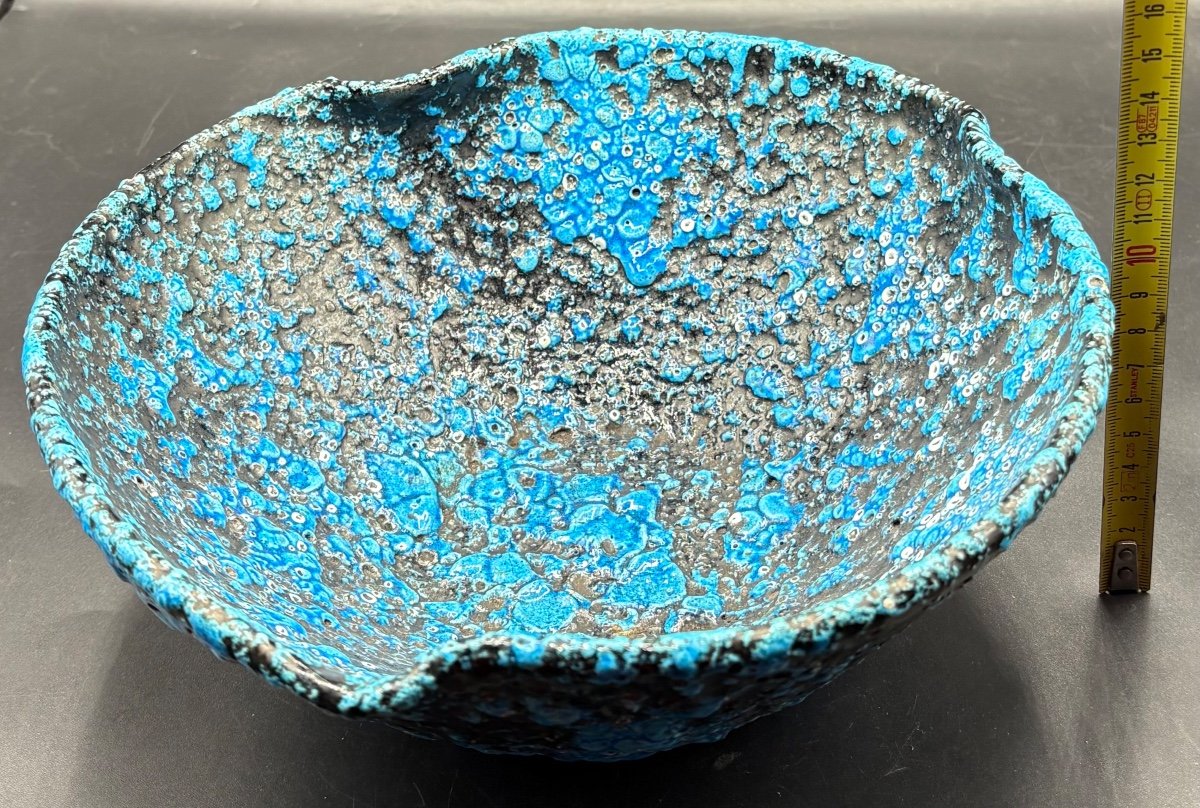 Glazed Terracotta Cup By Fat Lava In Vallauris From The 1960s-photo-4