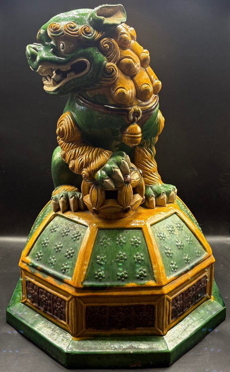 Chichi In Enamelled Terracotta From Japan, Mid-19th Century-photo-2
