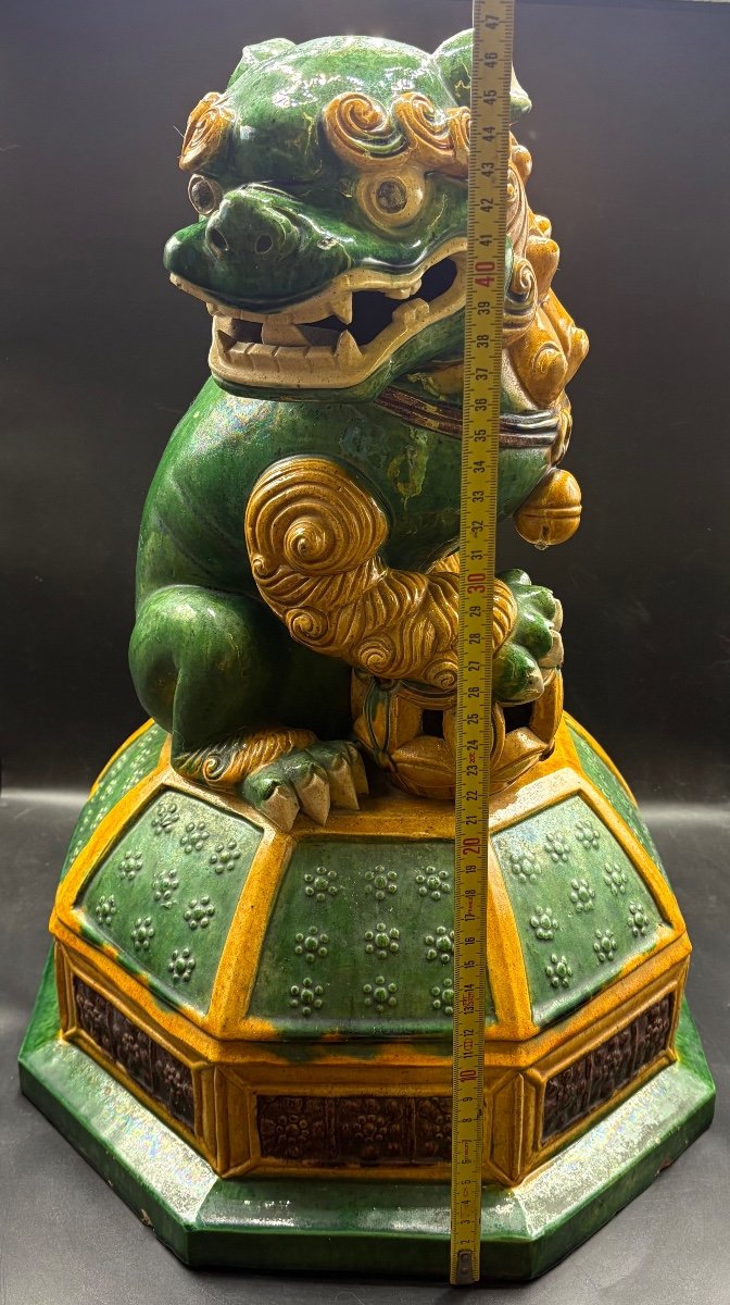 Chichi In Enamelled Terracotta From Japan, Mid-19th Century-photo-7