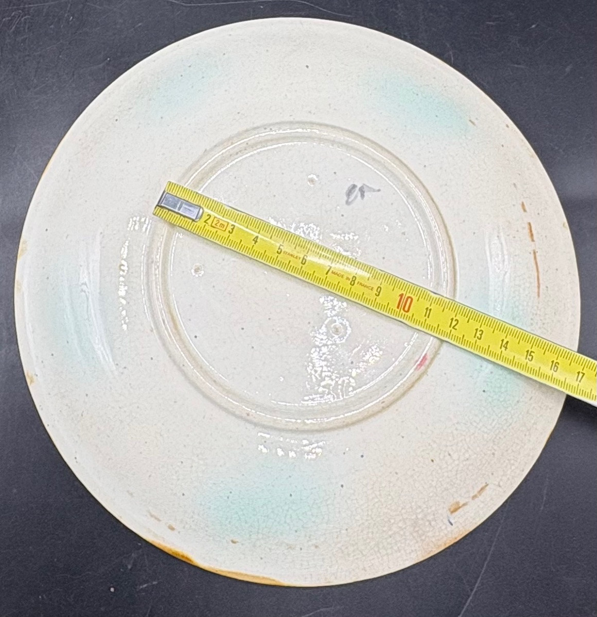 A Pair Of French 1900s Barbotine Plates -photo-5