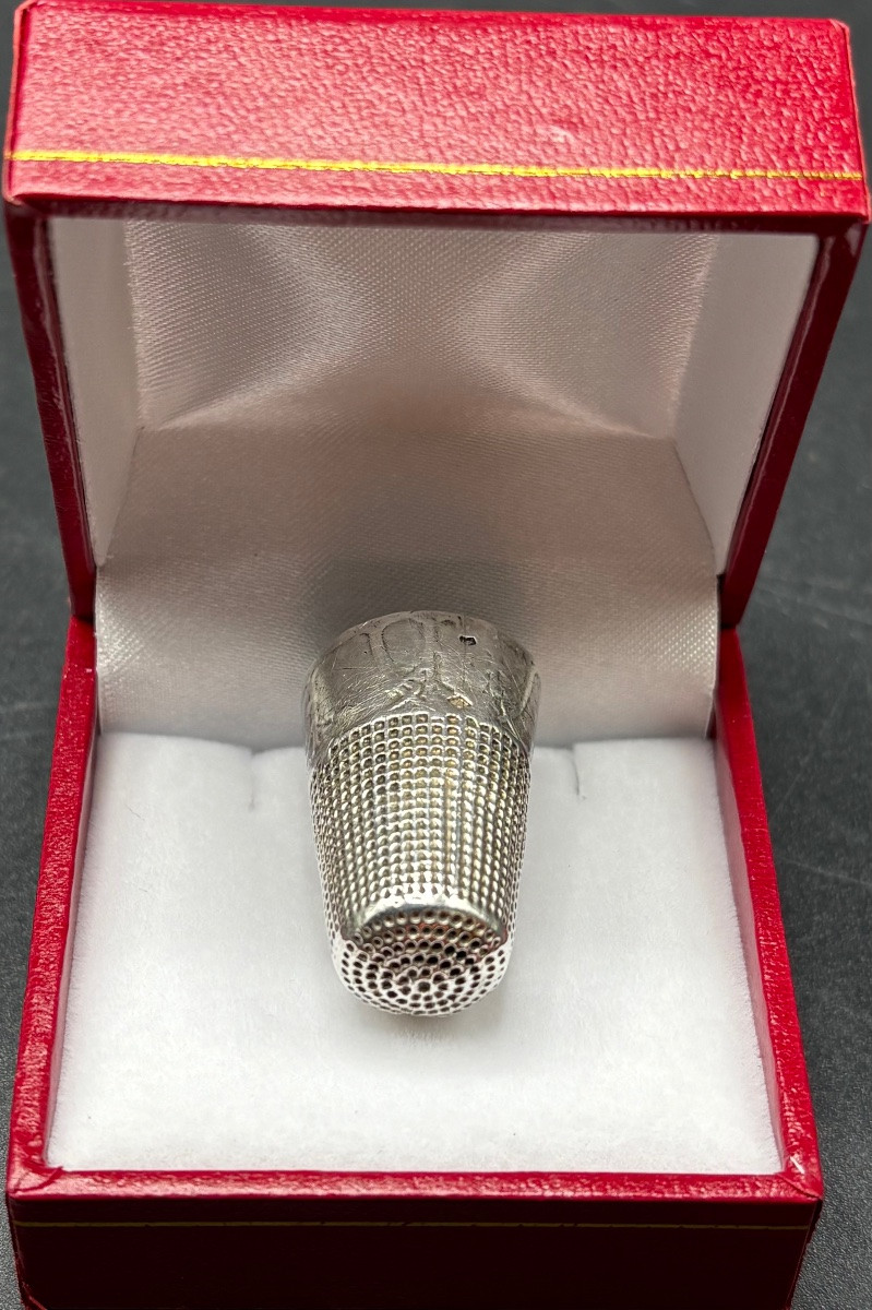 Sterling Silver Dice "one Of La Fontaine's Fables" 1900s French -photo-2