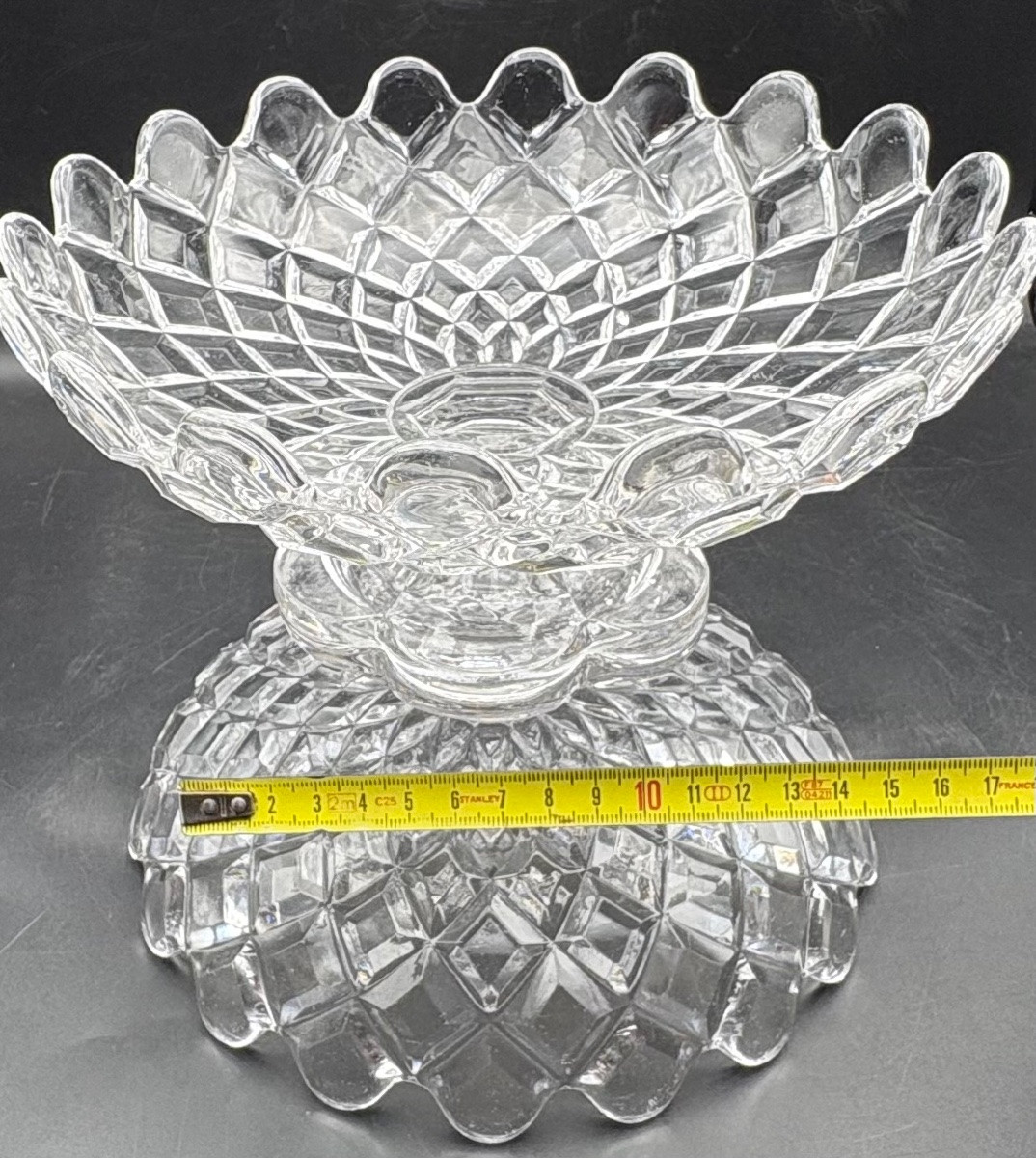 Pair Of Baccarat Molded Blown Crystal Bowls Circa 1930-photo-7