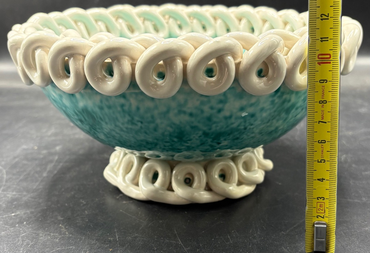 Glazed Ceramic Cup Of Saint Radegonde, Gustave Asch, 1960s-photo-6