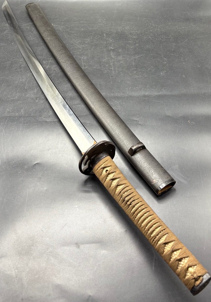 Katana Japonais YAMATO DAIJA  Époque EDO (1603-1868)  Signé (mei) : Yamato Daijo XVIIIème-photo-4