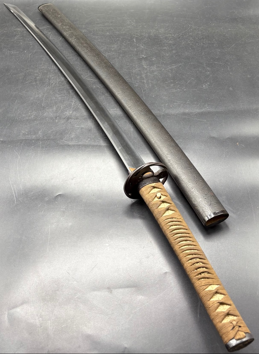 Katana Japonais YAMATO DAIJA  Époque EDO (1603-1868)  Signé (mei) : Yamato Daijo XVIIIème