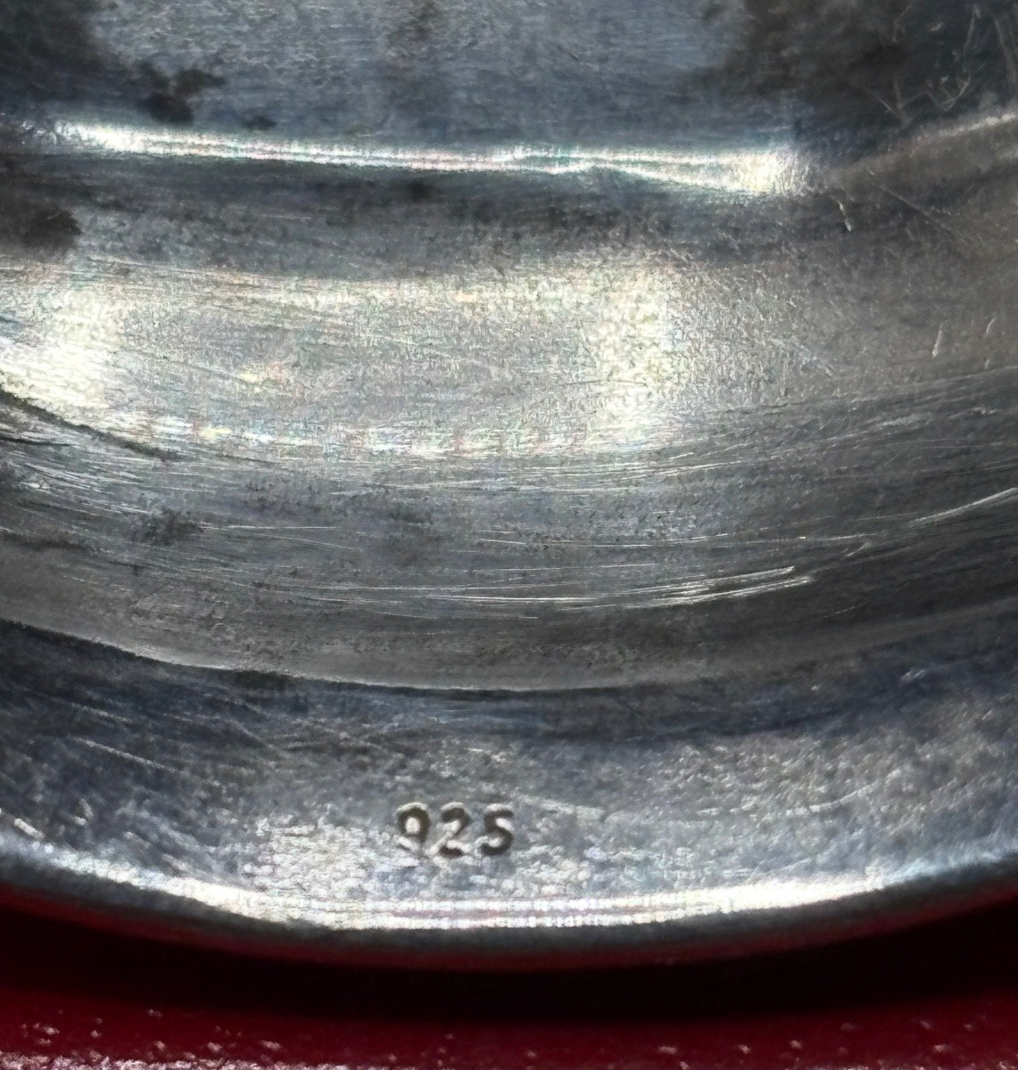 French Sterling Silver 3/4 Closed Cuff From The 1960s/70s-photo-2