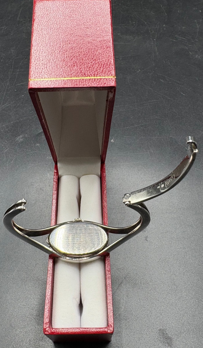 Montre De Femme En Argent Massif Des Années 1960 Par Arctos Allemagne-photo-3