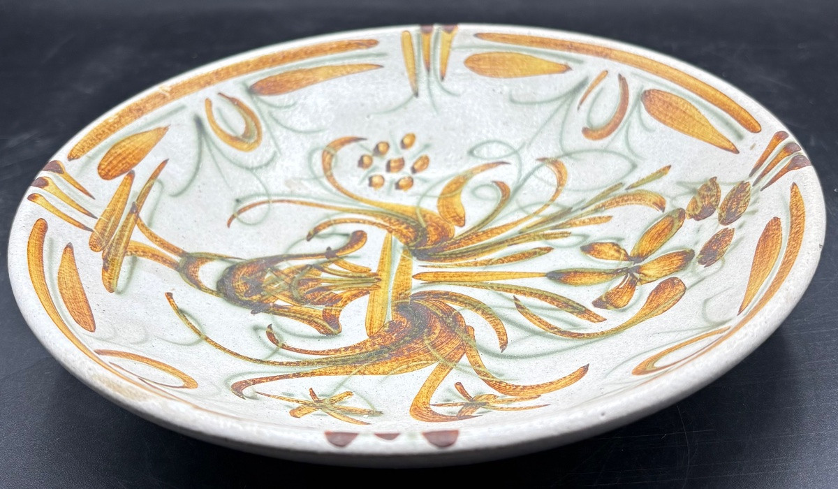 Small Hollow Glazed Ceramic Bowl By Keraluc From The 1970s-photo-2