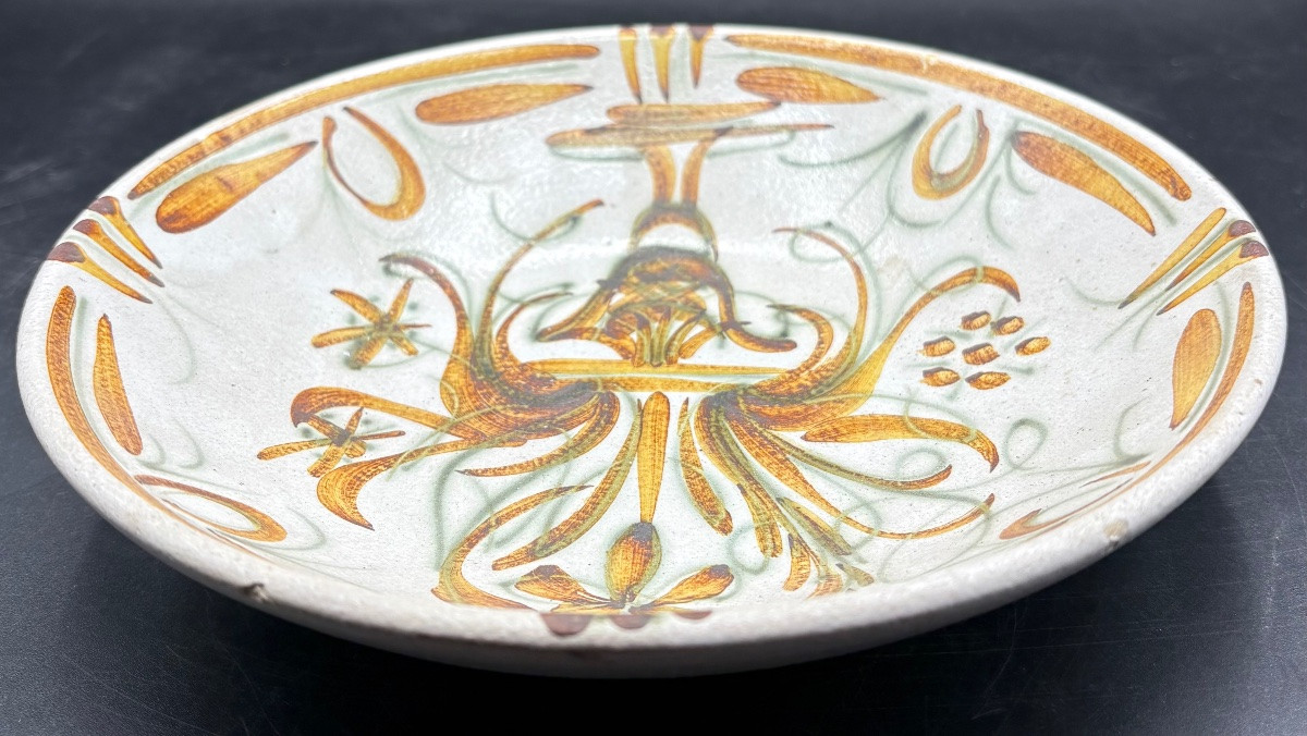 Small Hollow Glazed Ceramic Bowl By Keraluc From The 1970s-photo-3