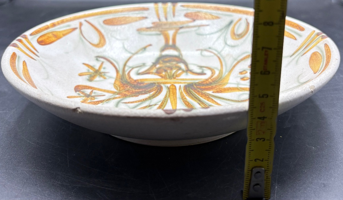 Small Hollow Glazed Ceramic Bowl By Keraluc From The 1970s-photo-4