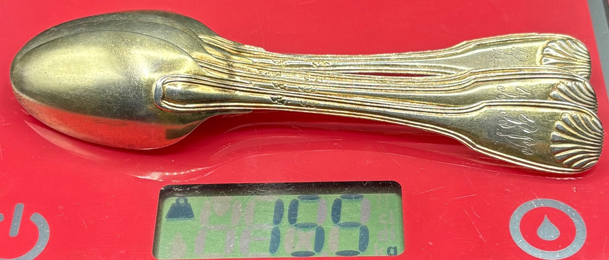 A Set Of Five 18th Century French Teaspoons…-photo-7