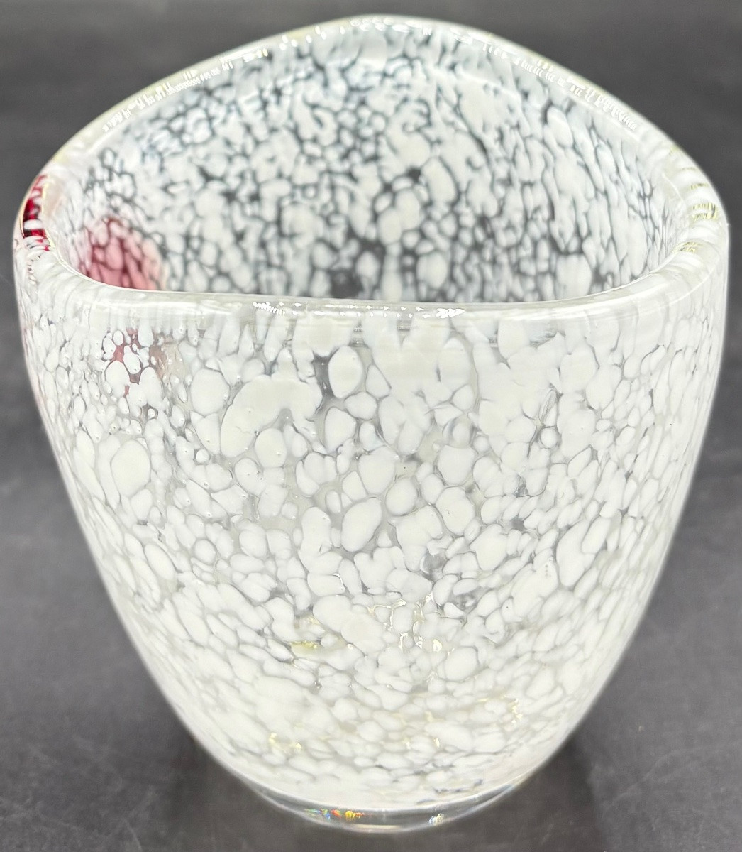 PETIT VASE À COUCHES MULTIPLES DES ANNÉES 1970/80 EUROPÉEN -photo-2