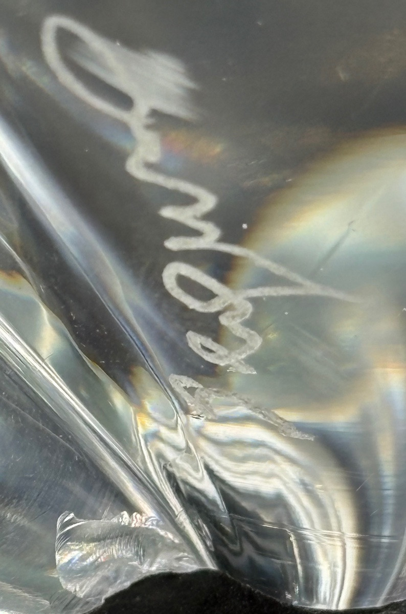 SUJET IMPORTANT EN VERRE SOUFFLÉ TRAVAILLÉ À CHAUD PAR SEGUSO  - MURANO DES ANNÉES 1980-photo-4