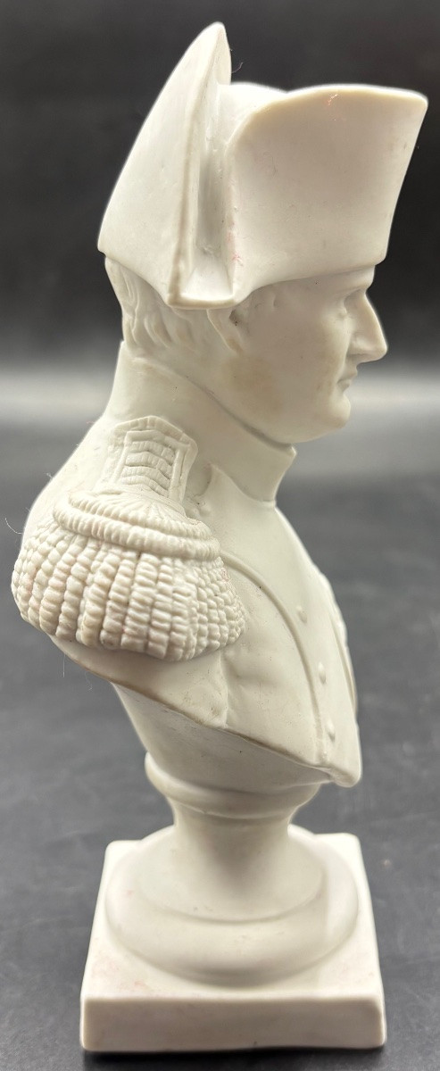 Small Biscuit Bust Of Napoleon From The 1900s French -photo-4