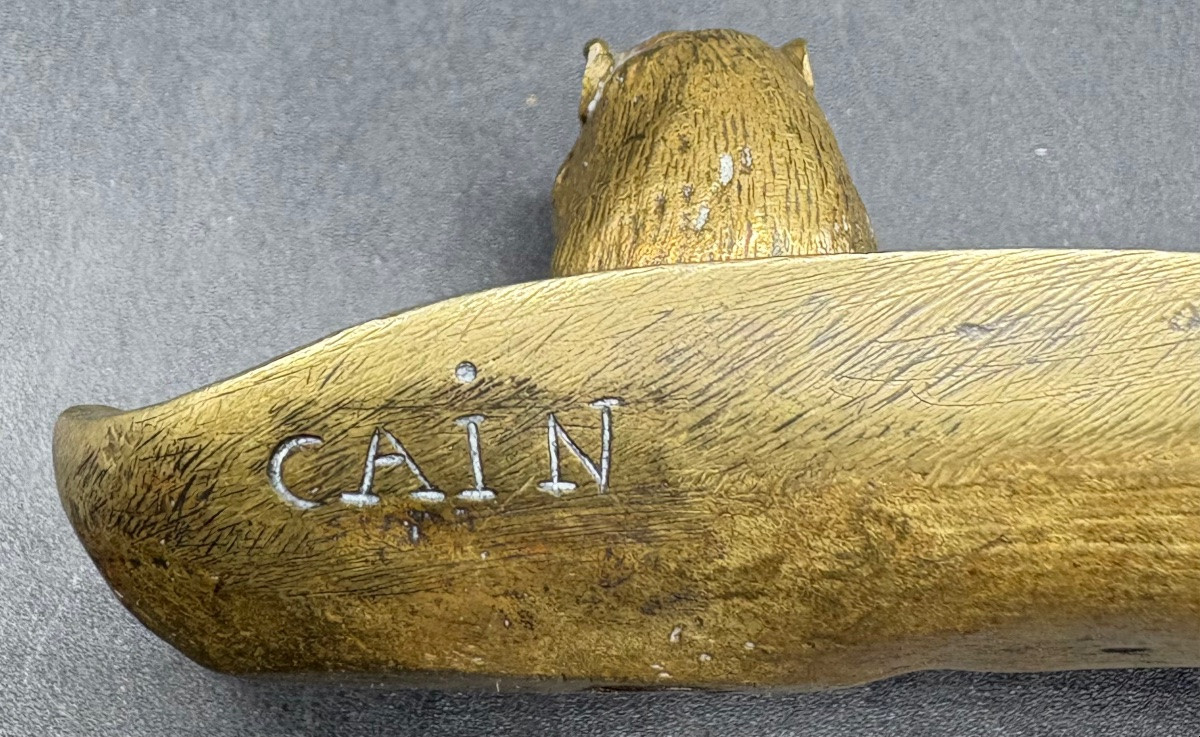 Bronze Subject From The 1900s Signed Cain-photo-2