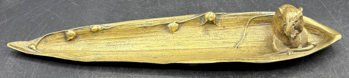 Bronze Subject From The 1900s Signed Cain