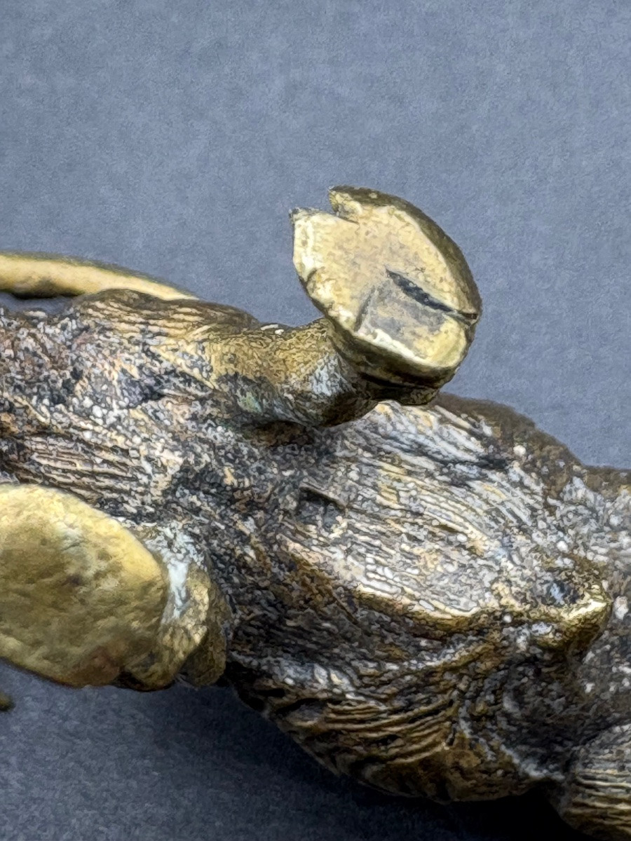 Small Vienna Gilt Bronze From The 1900s-photo-2